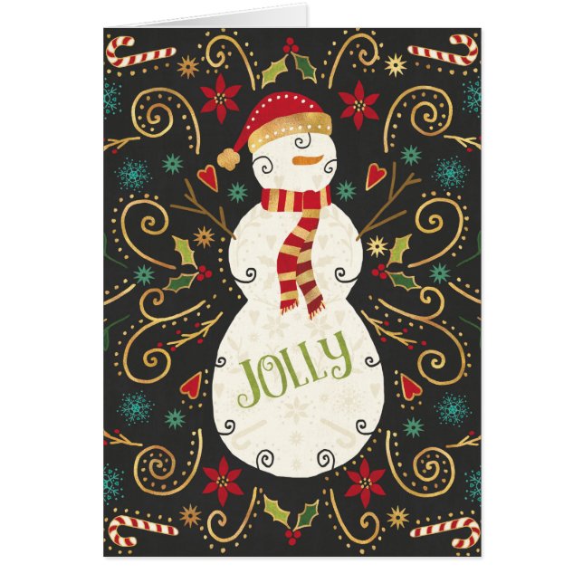 Jolly Otomi Holiday Snowman (Front)