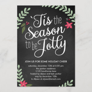 Jolly Party Holiday Party Invitation