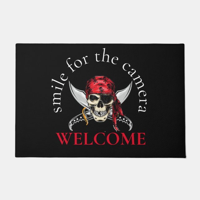 Jolly Rodger Home Living  Doormat (Front)