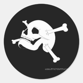 Jolly Roger #2 Classic Round Sticker