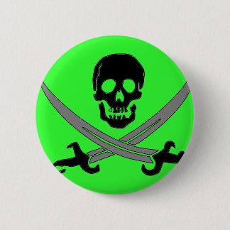 Jolly Roger 6 Cm Round Badge