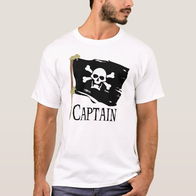 Jolly Roger Captain T-Shirt (Front)