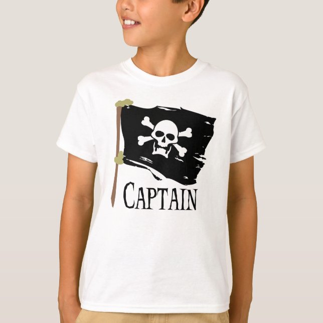 Jolly Roger Captain T-Shirt (Front)