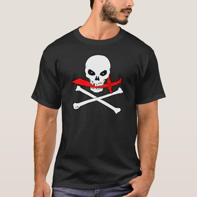 Jolly Roger(Cutlass)Dark T-Shirt (Front)