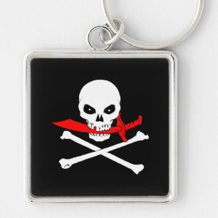 Jolly Roger (cutlass) Keychain