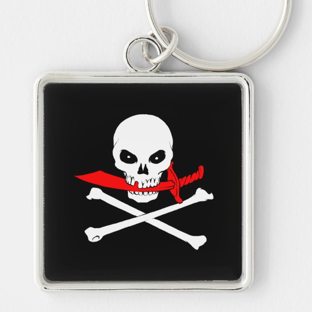 Jolly Roger (cutlass) Keychain (Front)