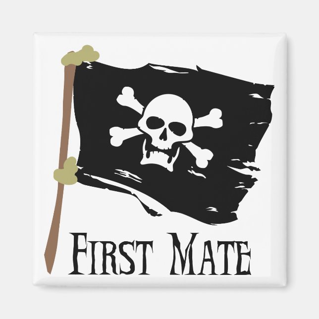 Jolly Roger First Mate Magnet (Front)