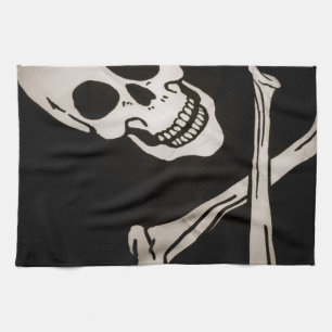 Jolly Roger Pirate Cloth Flag 16" x 24"