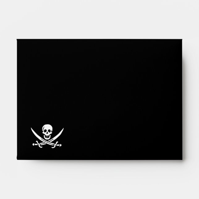 Jolly roger pirate flag envelopes (Front)