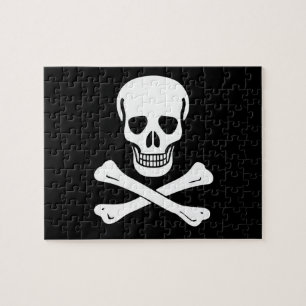 Jolly Roger Pirate Flag Jigsaw Puzzle
