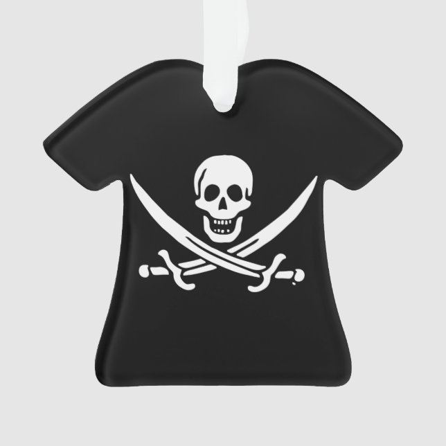 Jolly roger pirate flag ornament (Front)
