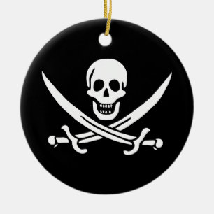 Jolly Roger Pirate Flag Ornament
