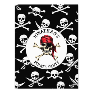 JOLLY ROGER PIRATE  PHOTO PRINT