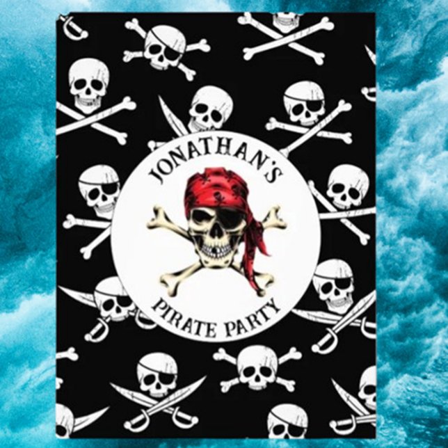 JOLLY ROGER PIRATE Poster (Celebrate your adventurous spirit with the Jolly Roger Pirate Poster)