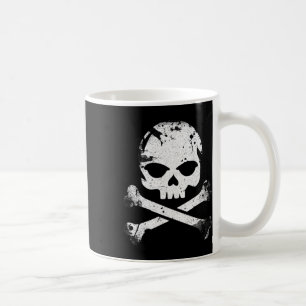 Jolly Roger Pirate Skull And Crossbones Flag Hallo Coffee Mug
