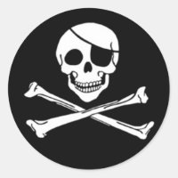 Jolly Roger Pirate Stickers