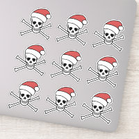 Jolly Roger poison skull and bones pirate santa