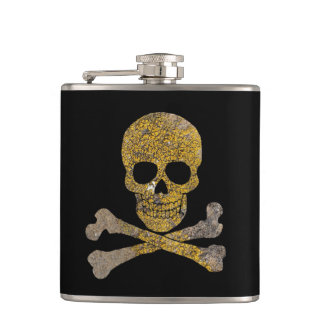 Jolly Roger Talking Canyons New Mexico Hip Flask