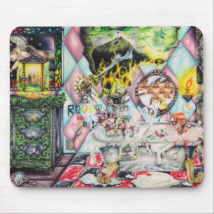 Jolly Roger the Ghost Pirate - Artwork Mouse Pad