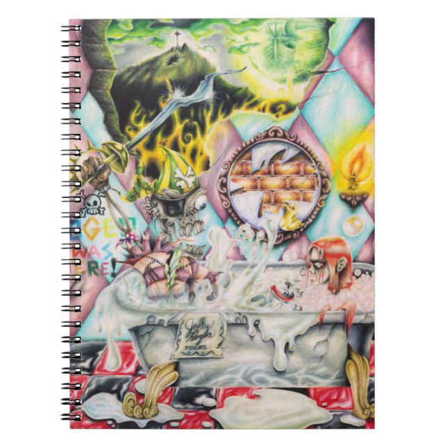 Jolly Roger the Ghost Pirate - Artwork Notebook (Front)