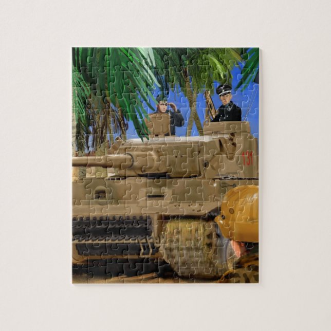JOLLY ROGER TIGER TANK. JIGSAW PUZZLE (Vertical)