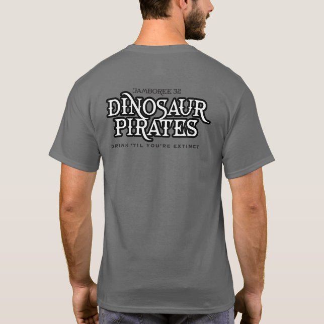 Jolly Rogersaurus  T-Shirt (Back)