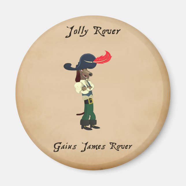 Jolly Rover - Gaius Sarcastic Magnet (Front)