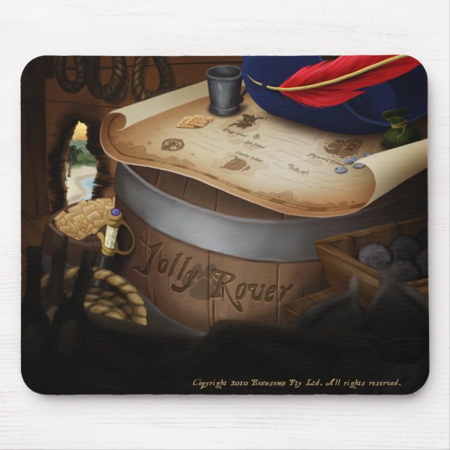 Jolly Rover Main Menu Mouse Pad (Front)