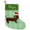 Jolly Santa Brown Dachshund Personalised