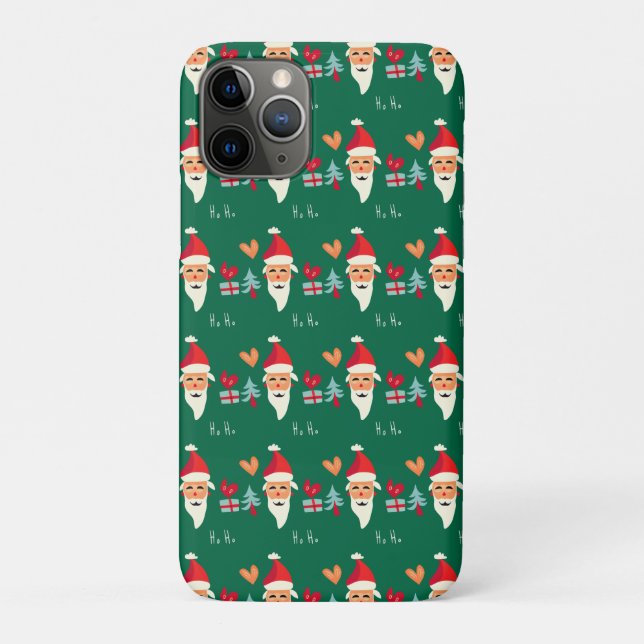 Jolly Santa Christmas Design Case-Mate iPhone Case (Back)