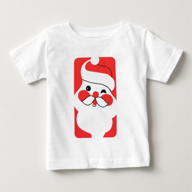 Jolly Santa Claus Baby T-Shirt (Front)