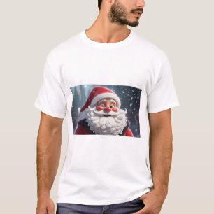 Jolly Santa Claus Christmas T-Shirt for Men