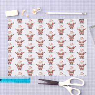 Jolly Santa Claus Christmas Tissue Paper