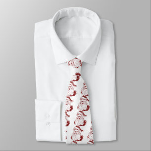 Jolly Santa Claus in Red Fun Retro Merry Christmas Tie