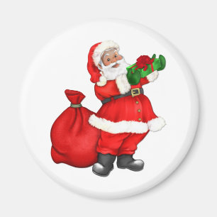 Jolly Santa Claus Magnet
