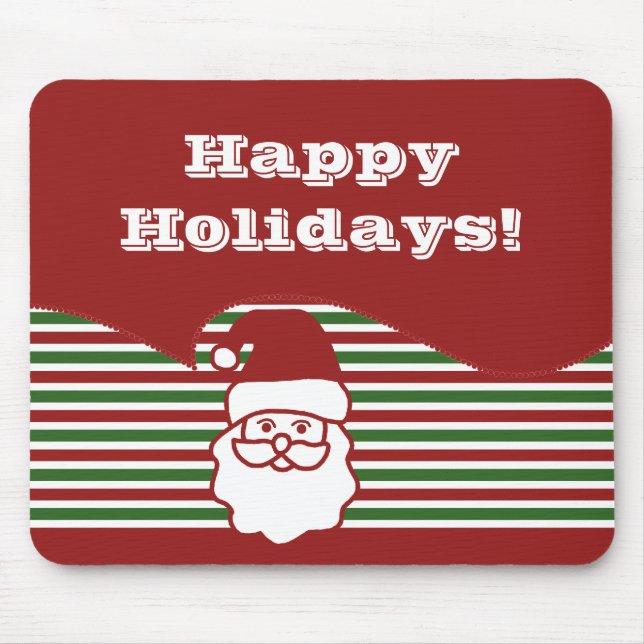 Jolly Santa Claus Mousepad (Front)