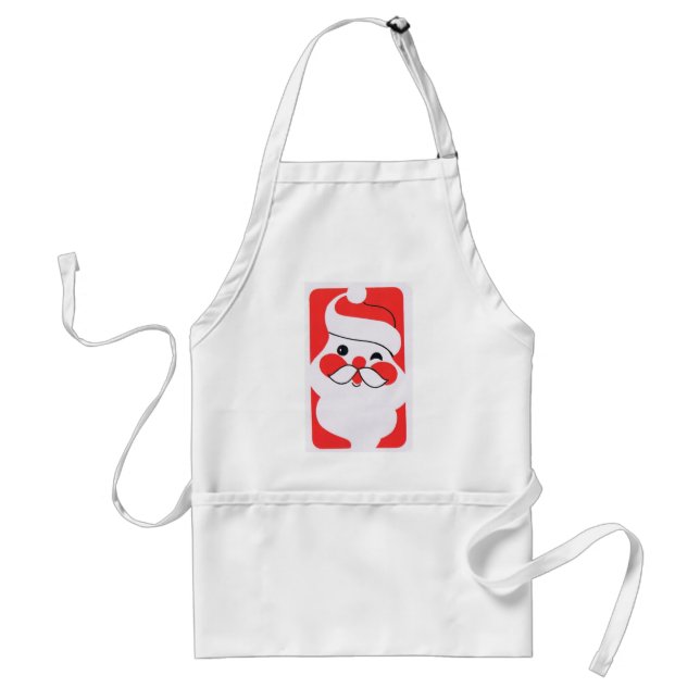 Jolly Santa Claus Standard Apron (Front)