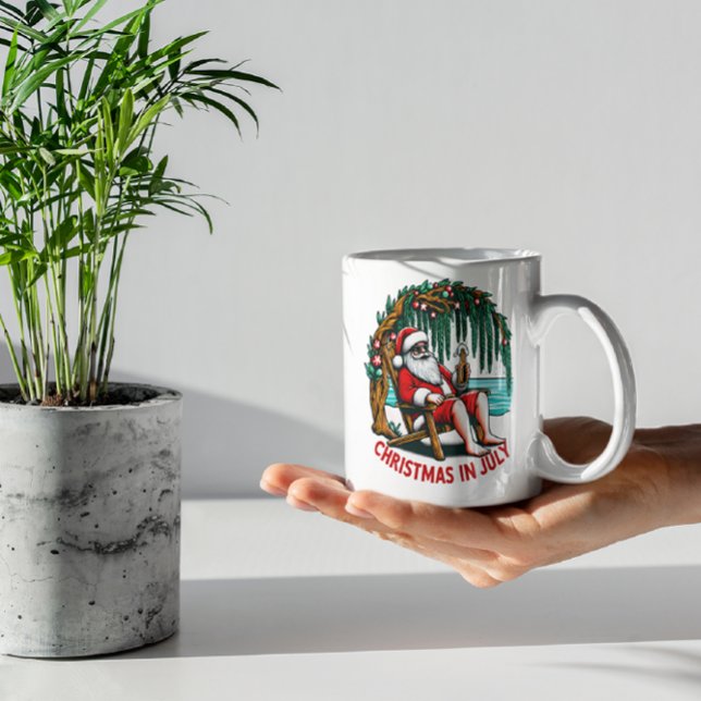 Jolly Santa Enjoying A Beer Coffee Mug (Creator Uploaded)