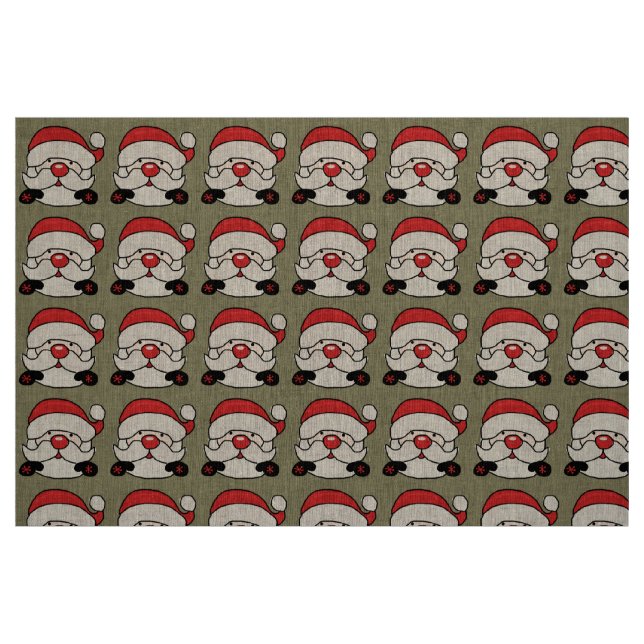 Jolly Santa Fabric (Fat Quarter)