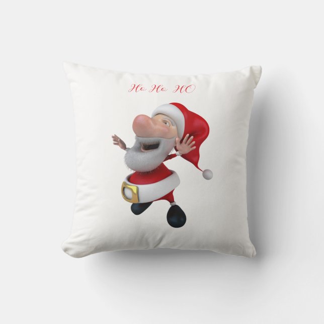 Jolly Santa Ho Ho  Cushion (Front)