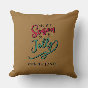 Jolly Season Throw pillow