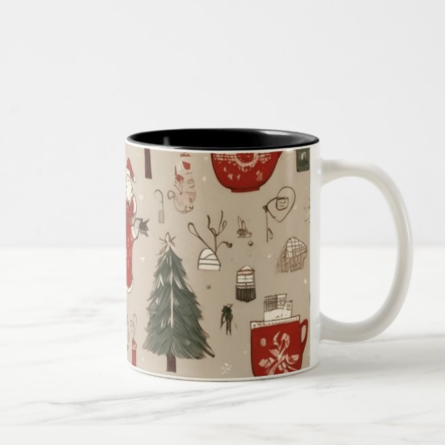 Jolly Sips: Christmas Coffee Mug (Right)