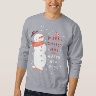 Jolly Snowman Christmas - Warm Wishes Sweatshirt