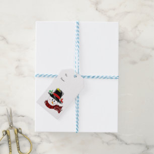 Jolly Snowman Gift Tags