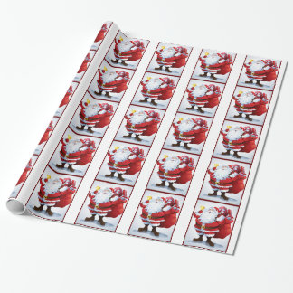 Jolly St. Nick Wrapping Paper