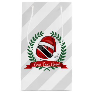 Jolly Trinidad Flag Christmas Style Small Gift Bag