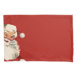 Jolly Vintage Santa Pillowcase
