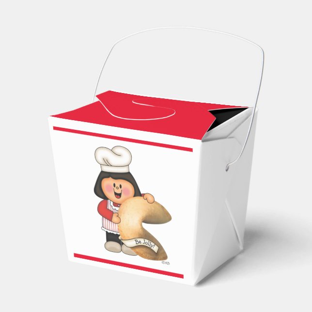 JollyKins A Jolly Fortune Cookie Favour Box (Front Side)