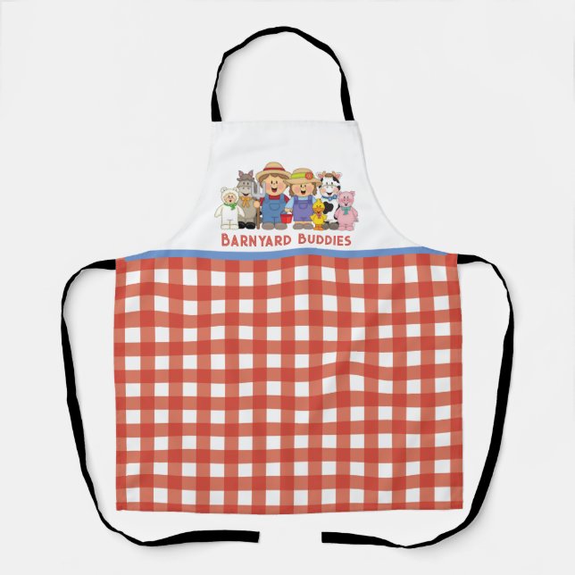 JollyKins Barnyard Buddies Apron (Front)