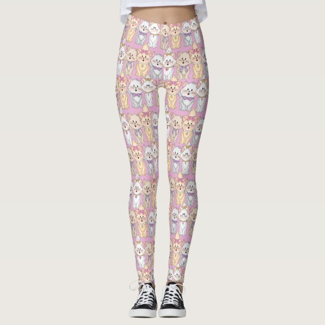 JollyKins Kitties Leggings (Front)